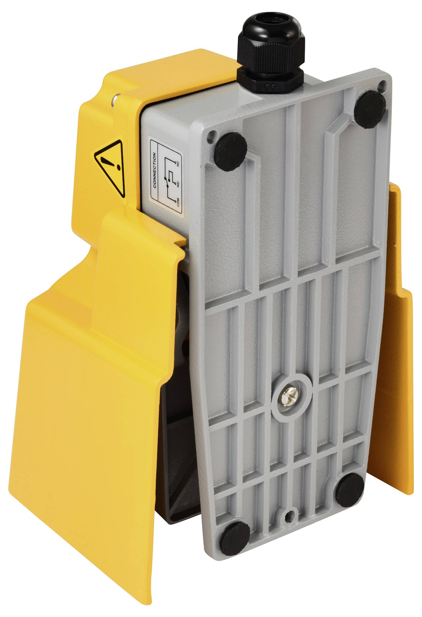 TRU COMPONENTS XF-502 Fußschalter 250 V/AC 15A 1 Pedal mit Schutzhaube 1 Schließer, 1 Öffner 1St.