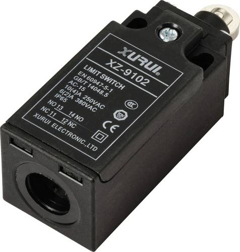 TRU Components XZ-9/102 Endschalter 250 V/AC 10 A Rollenstößel tastend IP65 1 St.