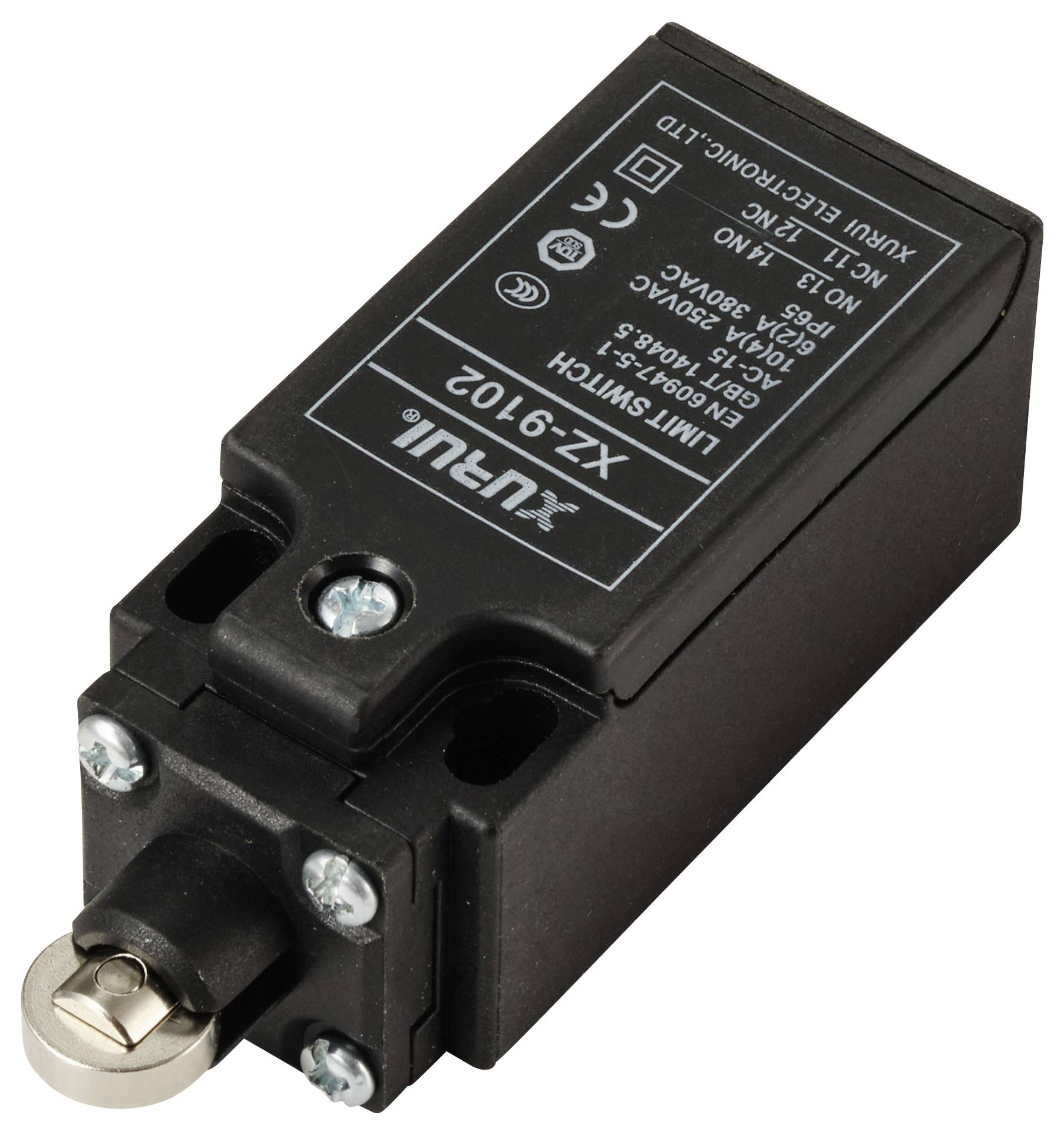 TRU Components XZ-9/102 Endschalter 250 V/AC 10A Rollenstößel tastend IP65 1St.