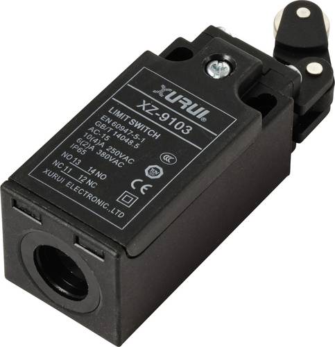 TRU Components XZ-9/103 Endschalter 250 V/AC 10 A Rollenhebel tastend IP65 1 St.