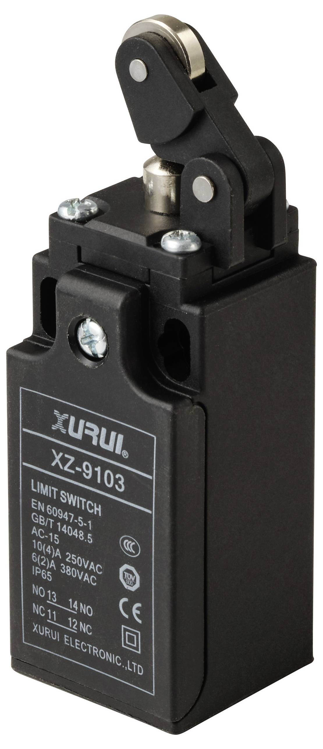 TRU Components XZ-9/103 Endschalter 250 V/AC 10A Rollenhebel tastend IP65 1St.