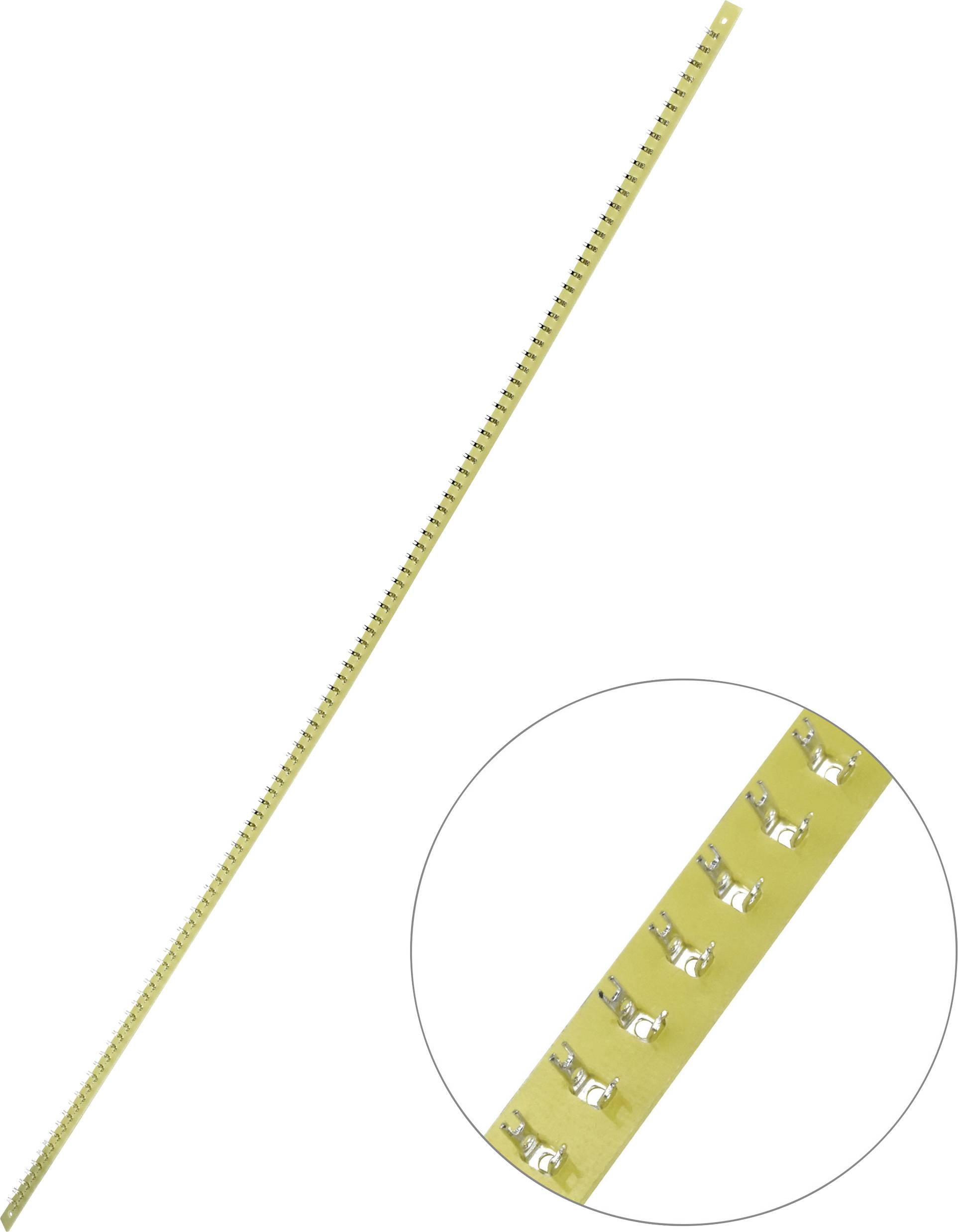 TRU Components Lötleiste einreihig Polzahl Gesamt 100 Epoxyd (L x B x H) 620 x 9 x 1.5mm 1St.