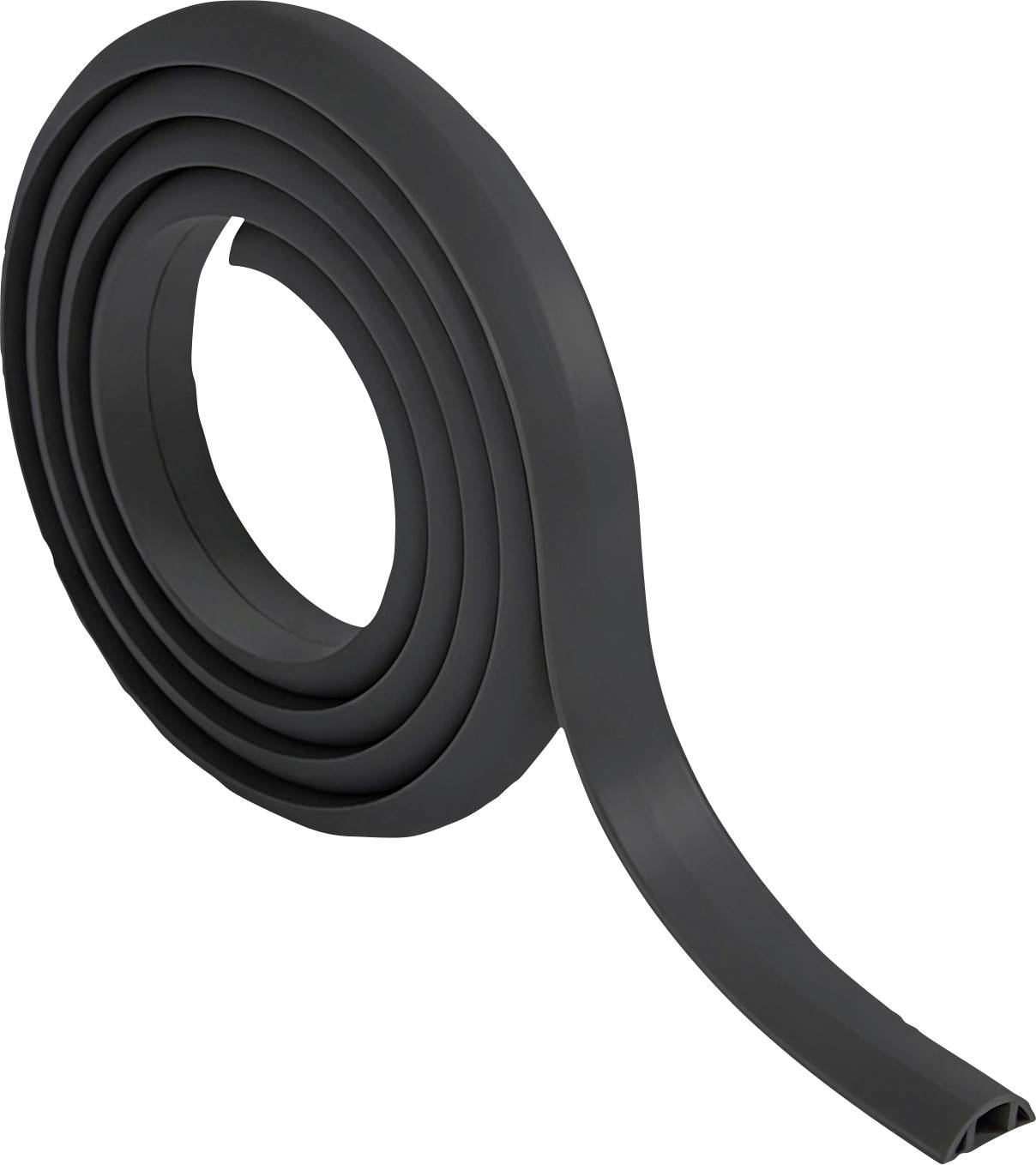 TRU Components Kabelbrücke 1570428 PVC Schwarz Anzahl Kanäle: 1 1800mm Inhalt: 1.8m