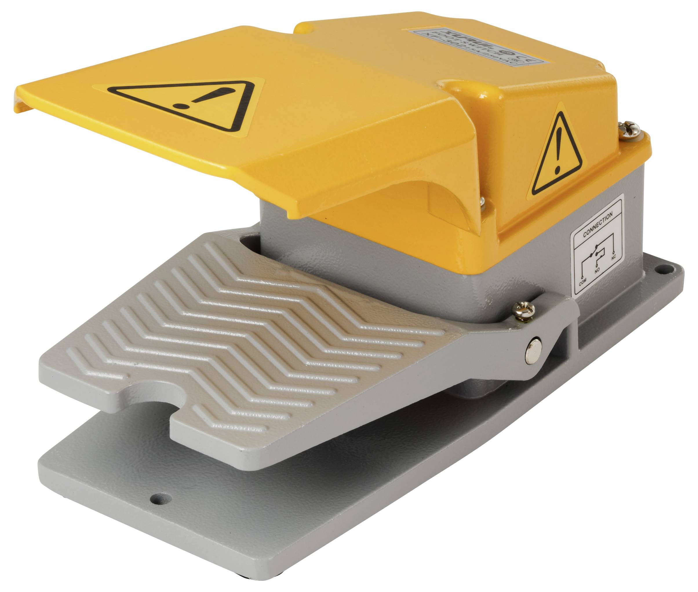 TRU Components XF-302 Fußschalter 250 V/AC 15A 1 Pedal mit Schutzhaube 1 Schließer 1St.