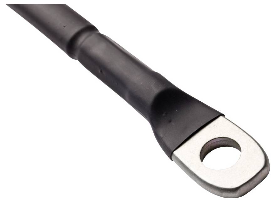 TRU Components 1570599 Schrumpfschlauch ohne Kleber Schwarz 18mm 6mm Schrumpfrate:3:1 Meterware