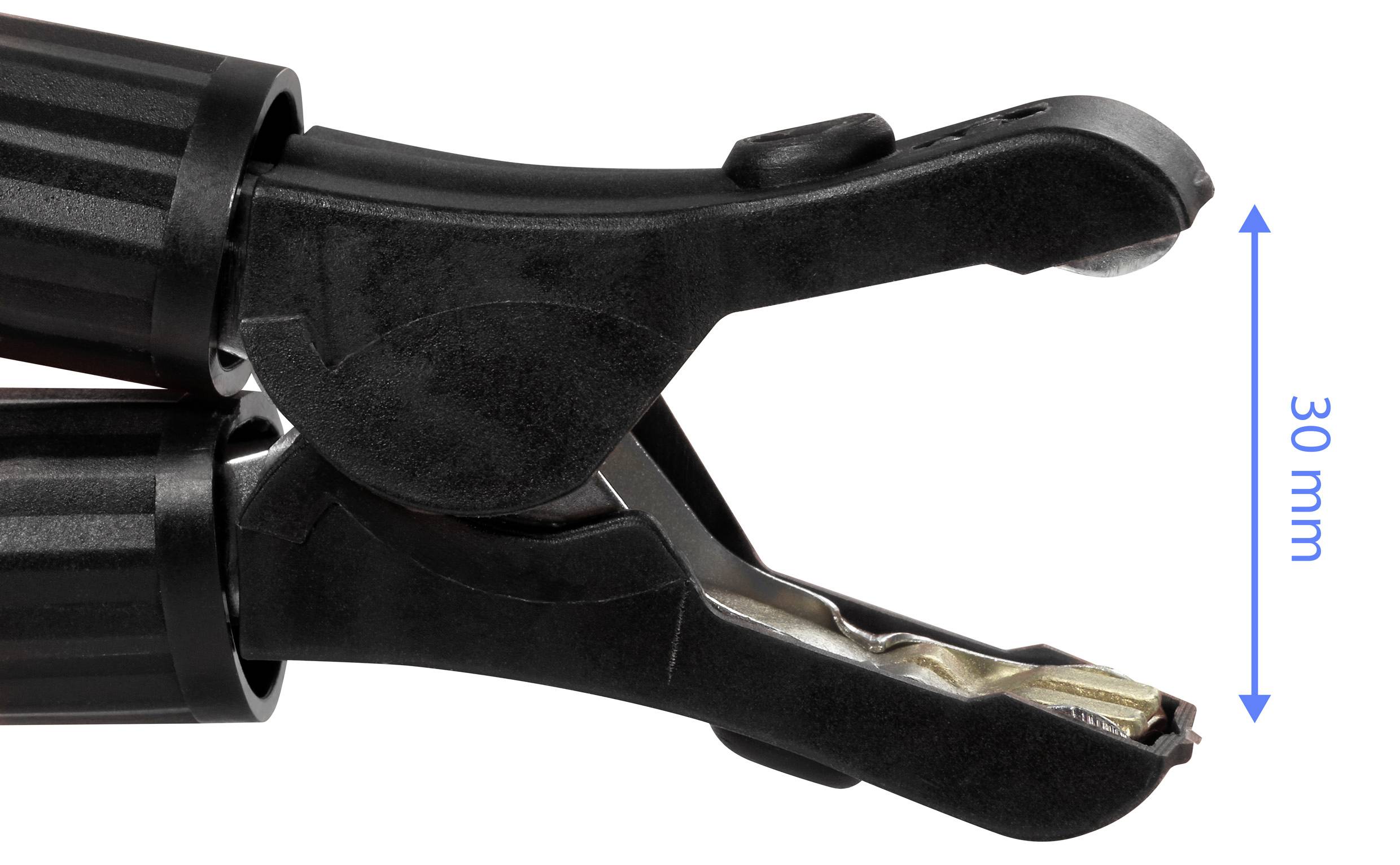 TRU Components Ladezange max. 600 A/30 V/DC Schraub Schwarz 600A Inhalt: 1St.