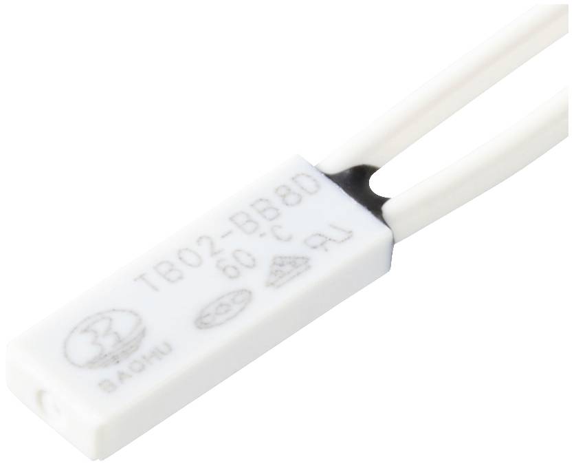 TRU Components TB02-BB8D-60 Temperatur-Wächter 0 bis +160°C radial bedrahtet 1 Öffner