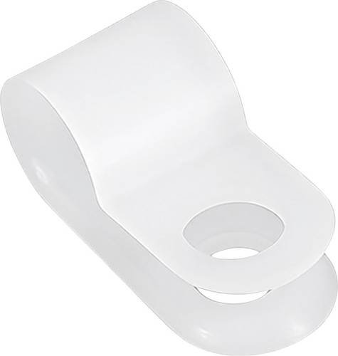 TRU COMPONENTS Befestigungsschelle schraubbar 532006 Bündel-Ø-Bereich 6.5 mm (max) Natur 25 St.