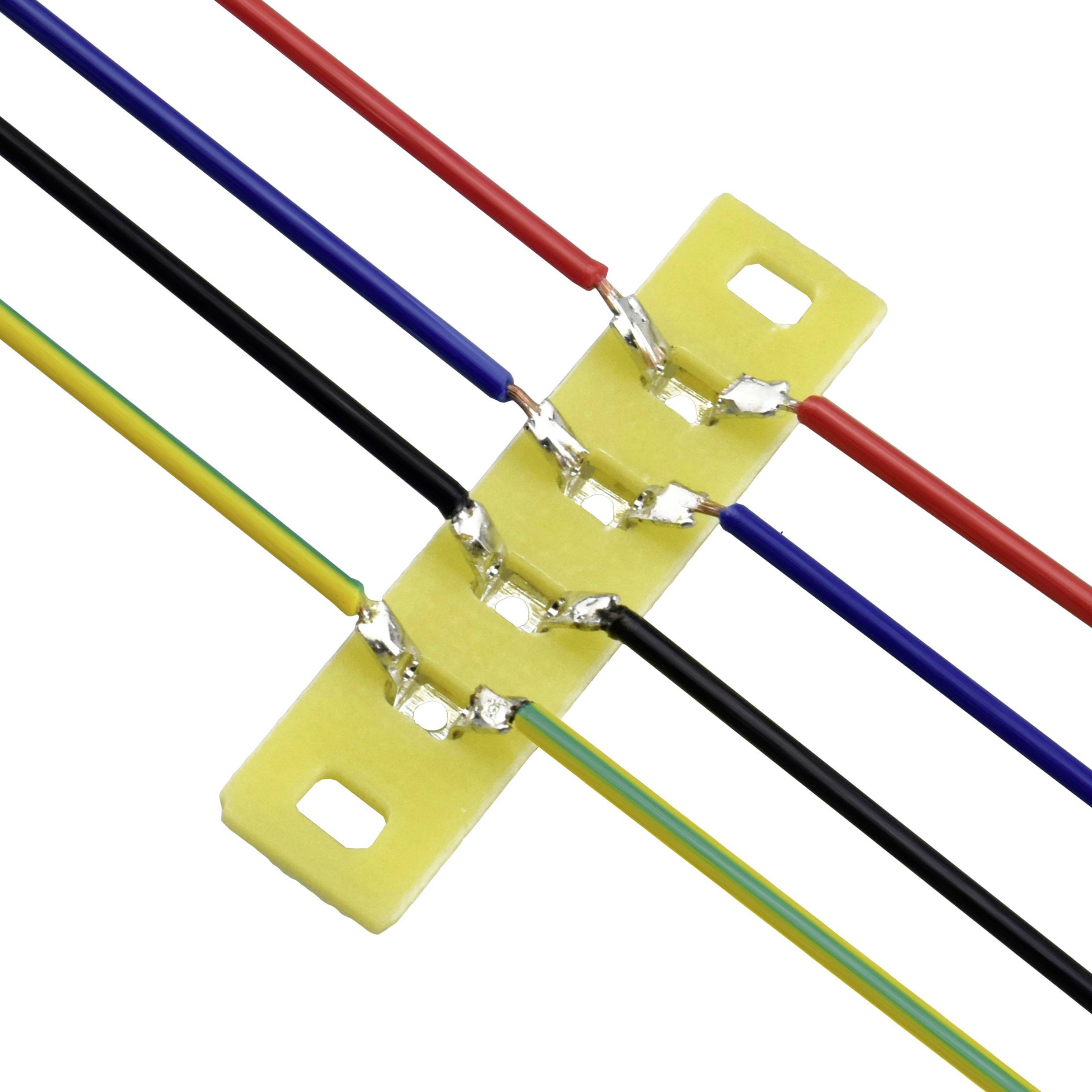 TRU Components Lötleiste einreihig Polzahl Gesamt 4 Epoxyd (L x B x H) 36 x 9 x 1.5mm 1St.