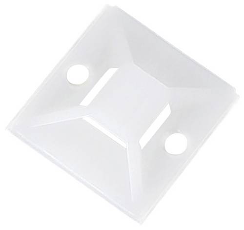 TRU Components Befestigungssockel 1571804 4fach einfädeln Transparent 50 St.