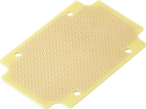 TRU Components Experimentierplatine Hartpapier (L x B) 80 mm x 52 mm 35 µm Rastermaß 2.54 mm Inhalt