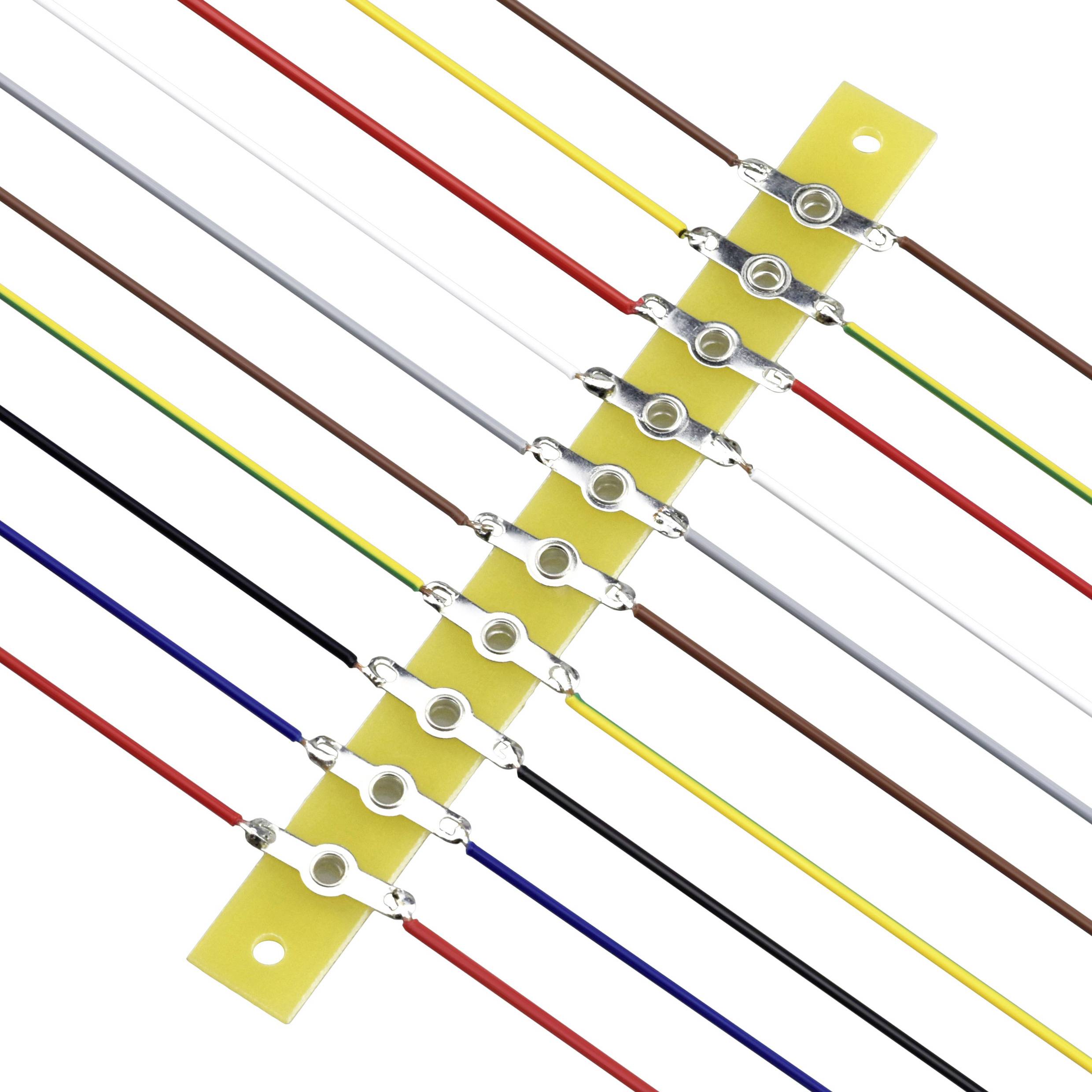 TRU Components Lötleiste einreihig Polzahl Gesamt 10 Epoxyd (L x B x H) 120 x 12 x 1.6mm 1St.