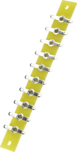 TRU Components Lötleiste einreihig Polzahl Gesamt 10 Epoxyd (L x B x H) 120 x 12 x 1.6 mm 1 St.