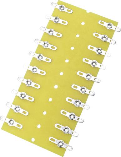 TRU Components Lötleiste zweireihig Polzahl Gesamt 20 Hartpapier (L x B x H) 82 x 38 x 1.6 mm 1 St.