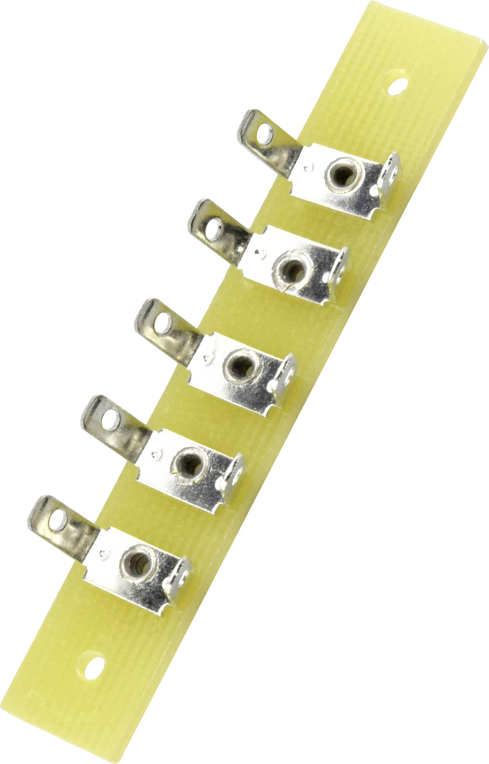 TRU Components Lötleiste einreihig Polzahl Gesamt 5 Epoxyd (L x B x H) 59 x 10 x 1.6mm 1St.