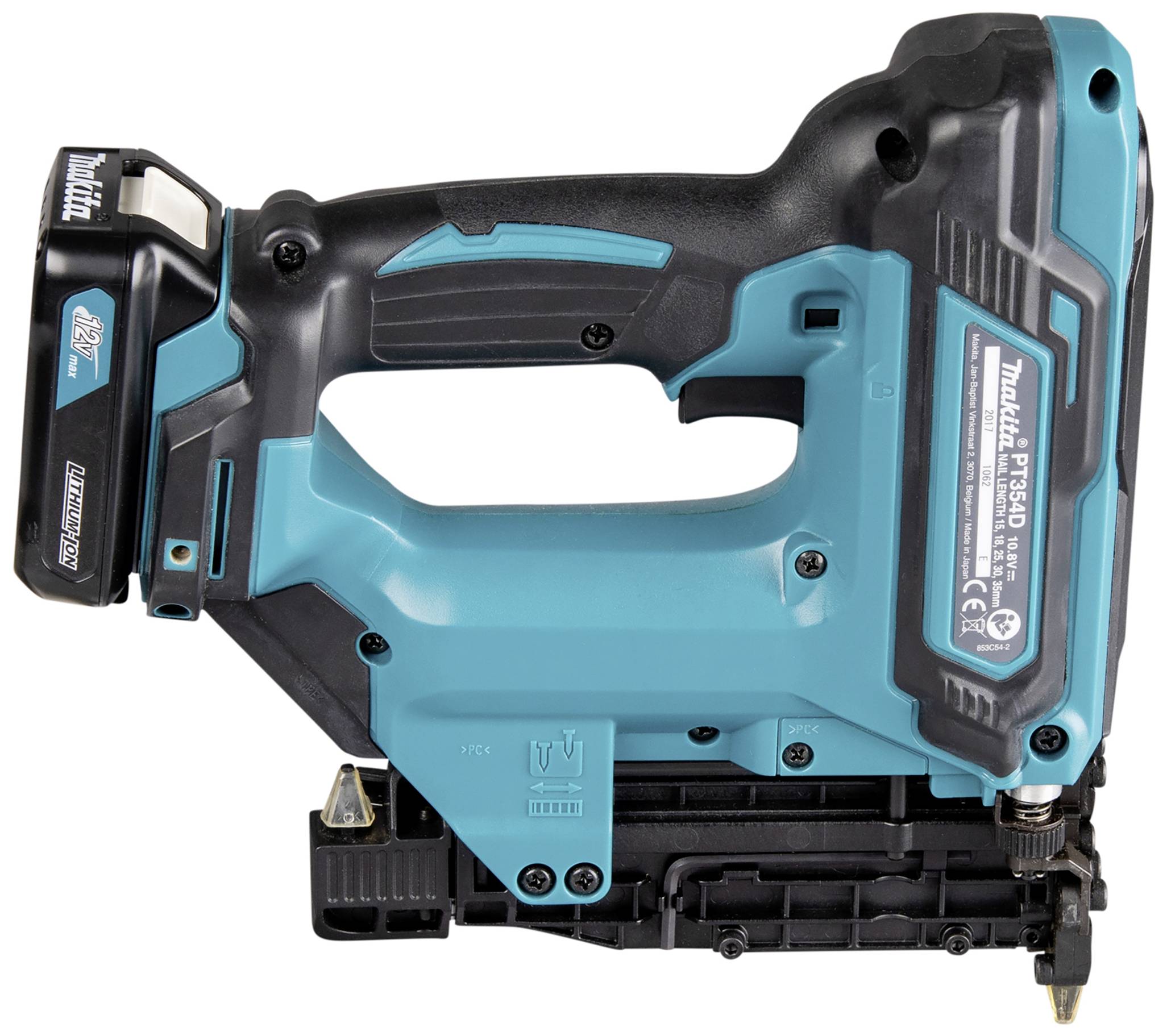 Makita PT354DSMJ Akku-Pintacker inkl. 2. Akku, inkl. Koffer