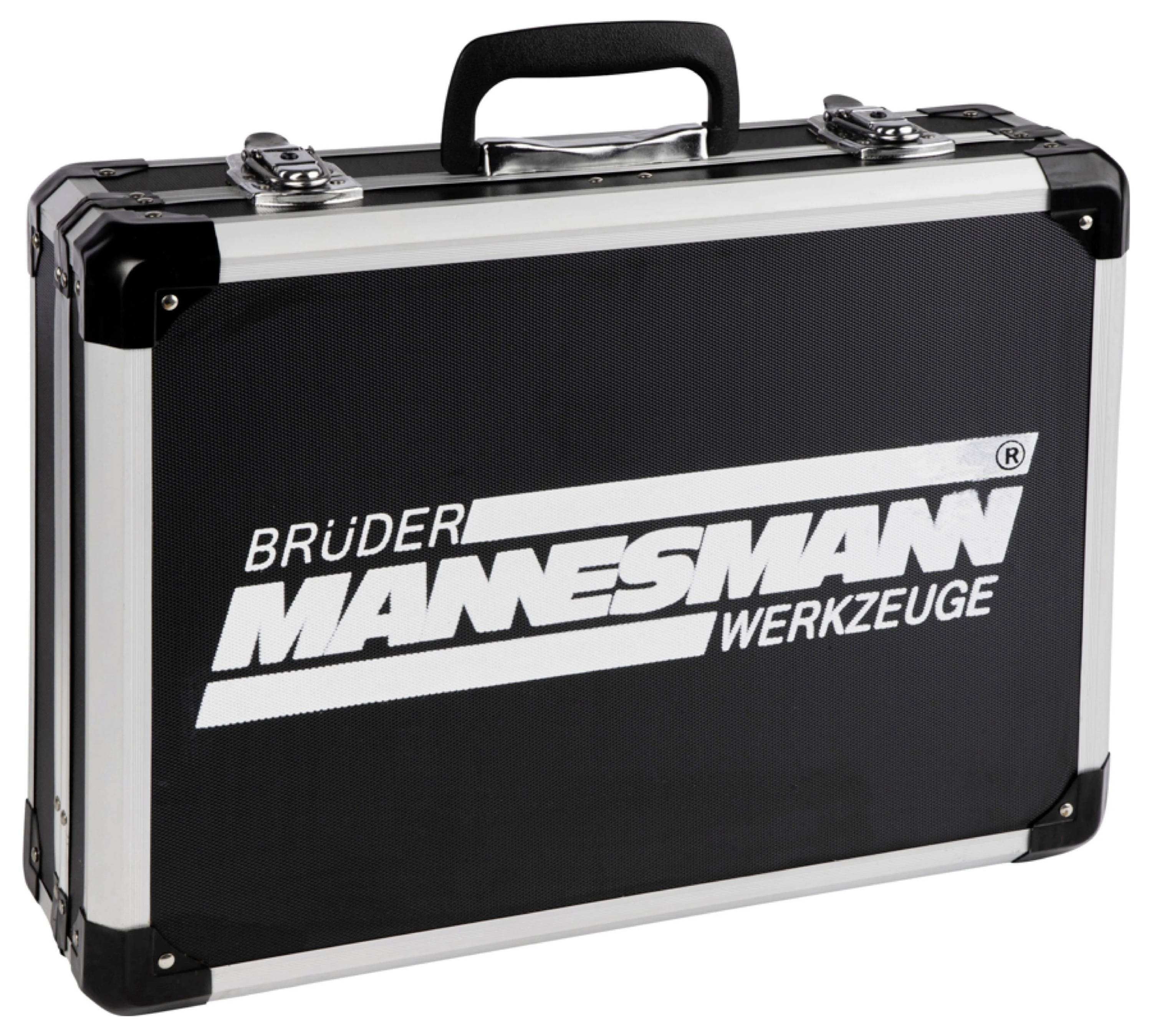 Brüder Mannesmann M29078 Heimwerker Werkzeugkoffer bestückt 160teilig (L x B x H) 454 x 350 x 135 mm