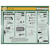 Brüder Mannesmann M29078 Heimwerker Werkzeugkoffer bestückt 160teilig (L x B x H) 454 x 350 x 135mm Brüder Mannesmann M29078 Heimwerker Werkzeugkoffer bestückt 160teilig (L x B x H) 454 x 350 x 135mm