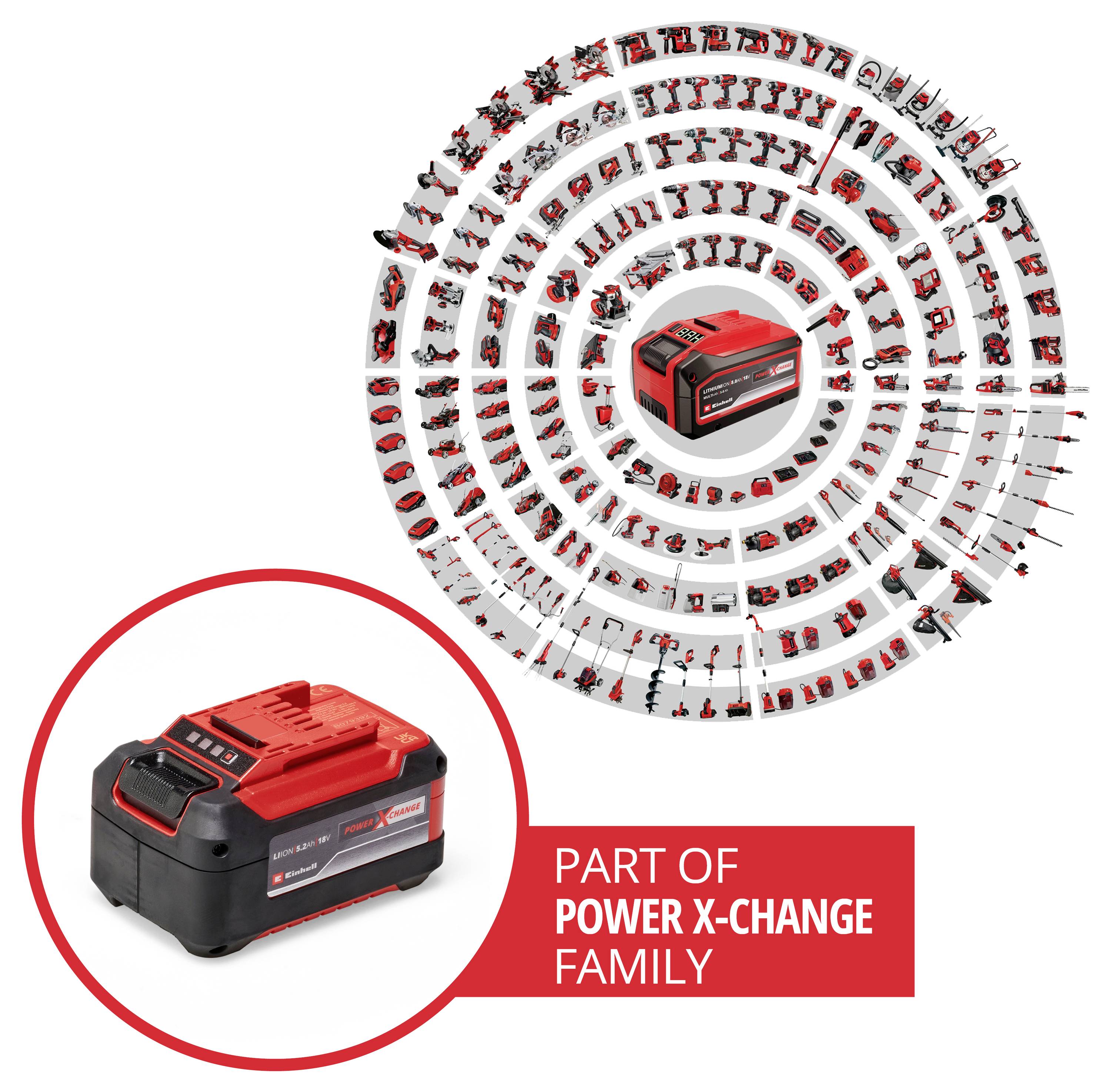 Einhell 4511437 Power X-Change Plus 18V 5,2Ah P-X-C Werkzeug-Akku 18 V 5.2 Ah Li-Ion