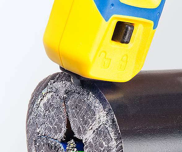 Jokari T71000 Abisoliermesser Geeignet für Rundkabel, Feuchtraumkabel 8 bis 28 mm