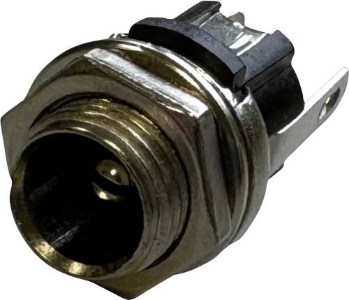 TRU Components Niedervolt-Steckverbinder Buchse, Einbau vertikal 5.5 mm 2.1 mm