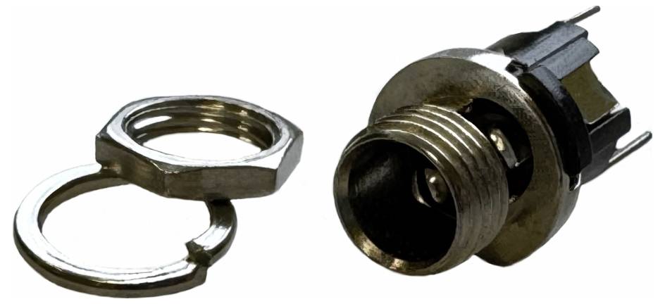 TRU Components Niedervolt-Steckverbinder Buchse, Einbau vertikal 5.5mm 2.1mm