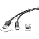 Renkforce USB-Kabel USB 2.0 USB-A Stecker, USB-C® Stecker 1.50m Schwarz beidseitig verwendbarer Stecker RF-4758090