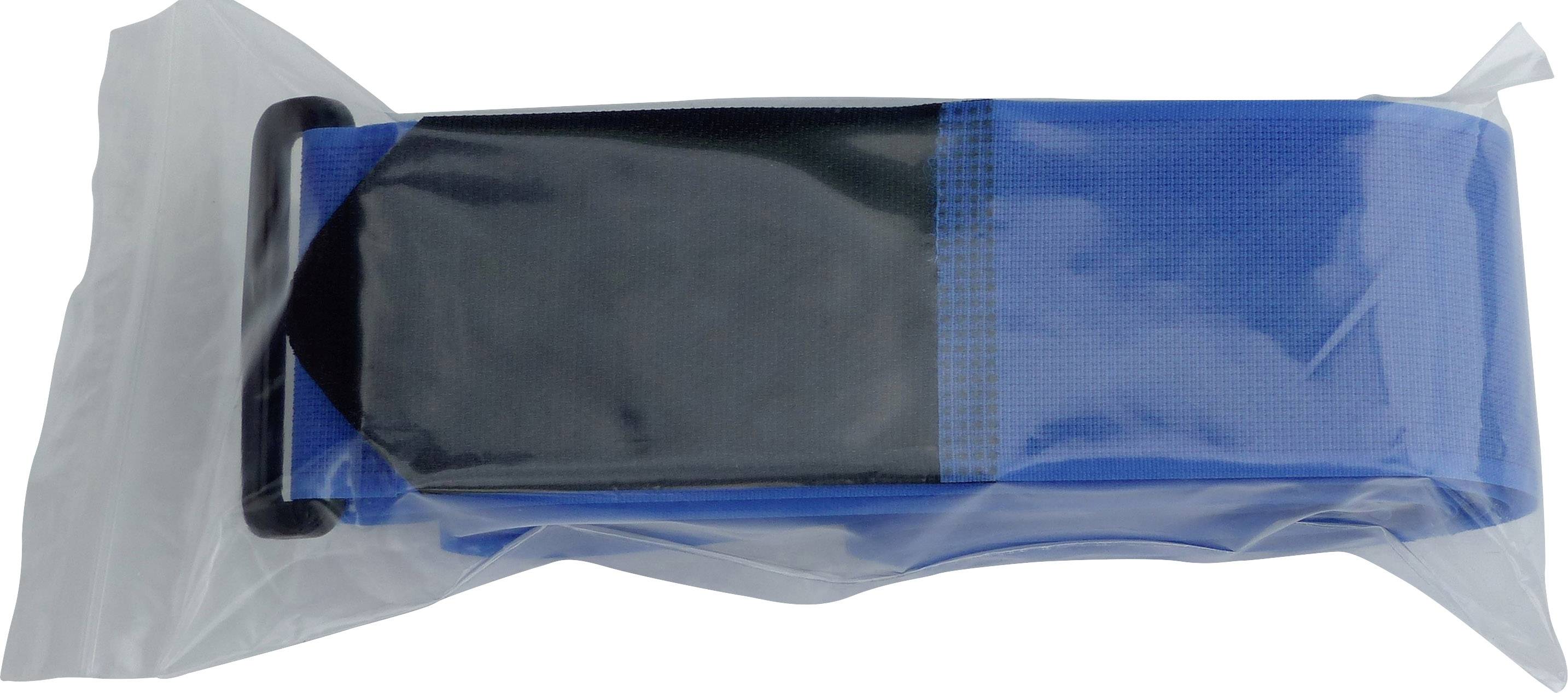 TRU Components 922-0426-Bag Klett-Kofferband mit Gurt Haft- und Flauschteil Blau 1St.
