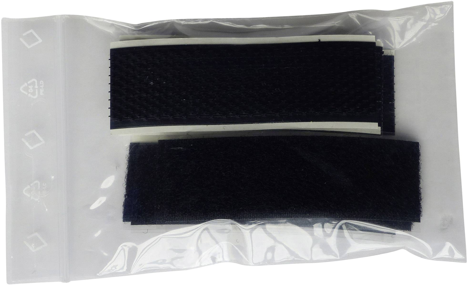 TRU Components 904-MVA8-Bag Klettband zum Aufkleben Haftteil (L x B) 80 mm x 25 mm 4 Paar