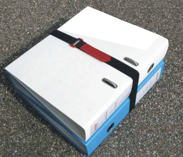 TRU Components 689-330-Bag Klettband mit Gurt Haft- und Flauschteil (L x B) 900mm x 25mm 2St.