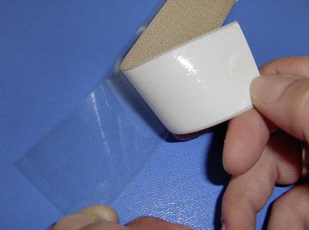 TRU Components 919-0000-Bag Klettband zum Aufkleben Haft- und Flauschteil Weiß 1 Paar