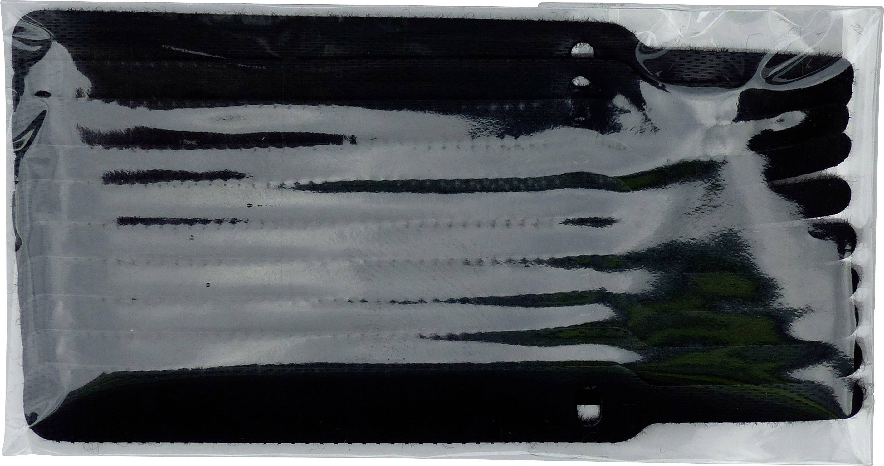 TRU Components 800-330-Bag Klettkabelbinder zum Bündeln Haft- und Flauschteil Schwarz 10St.