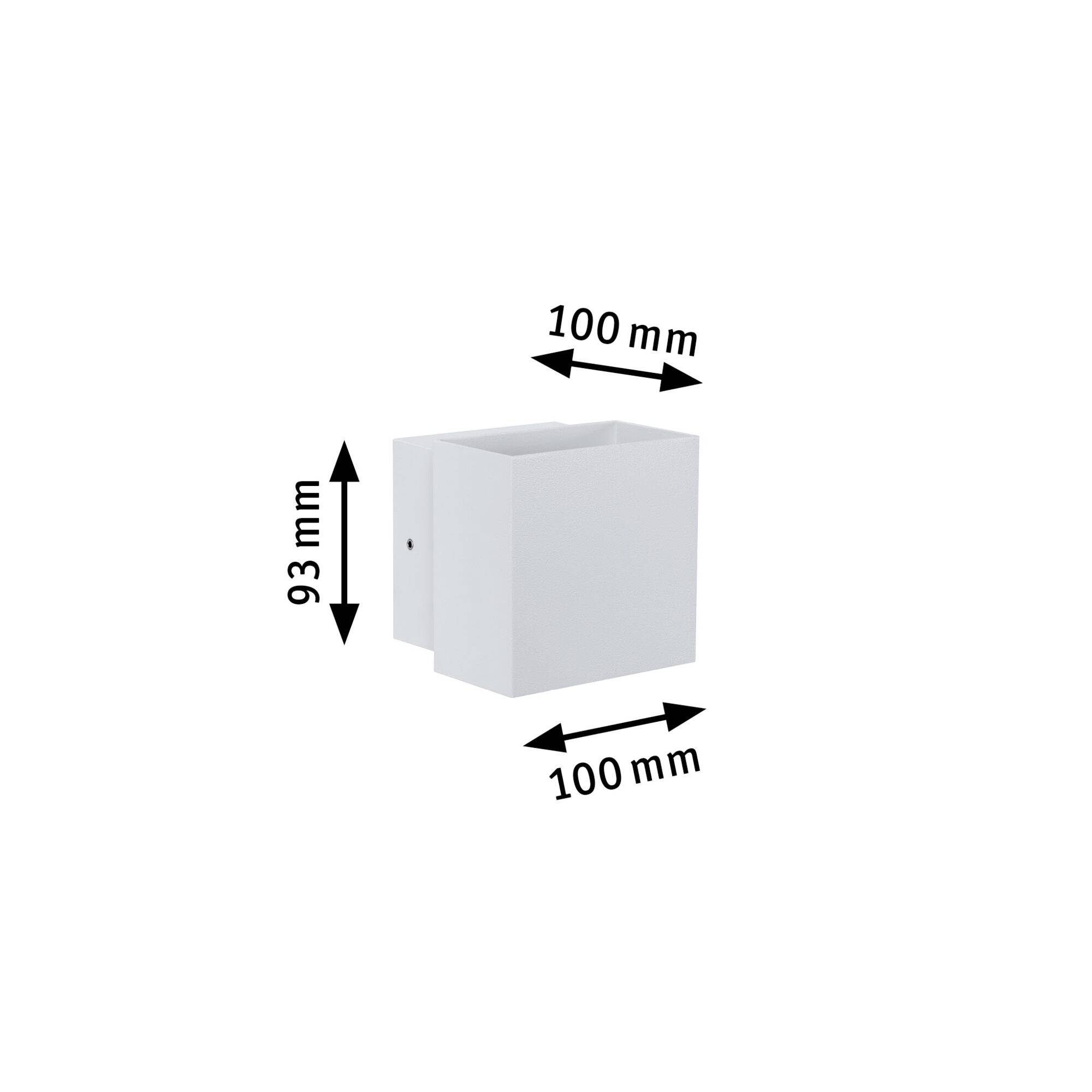 Paulmann Cybo 18003 LED-Außenwandleuchte 6W Weiß