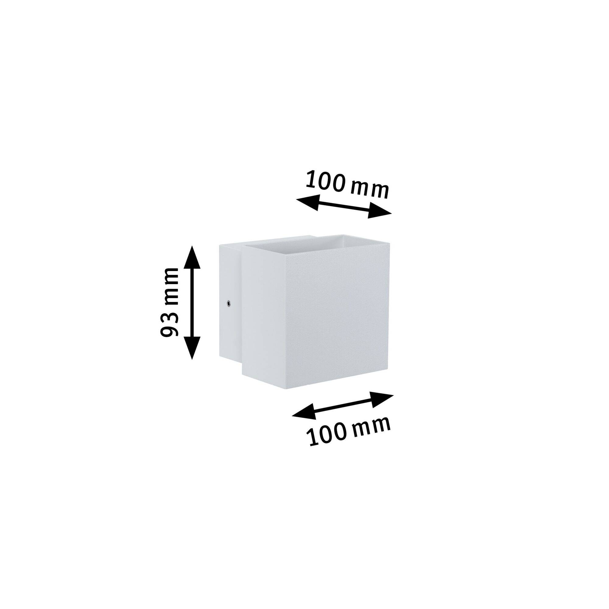 Paulmann Cybo 18003 LED-Außenwandleuchte 6W Weiß