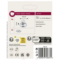 Paulmann Rotate LED-Schrankleuchte LED LED fest eingebaut Warmweiß Chrom (matt) Paulmann Rotate LED-Schrankleuchte LED LED fest eingebaut Warmweiß Chrom (matt)