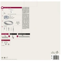 Paulmann Sheela 94136 Seil-Basissystem GU5.3 50W LED Chrom (matt), Opal Paulmann Sheela 94136 Seil-Basissystem GU5.3 50W LED Chrom (matt), Opal
