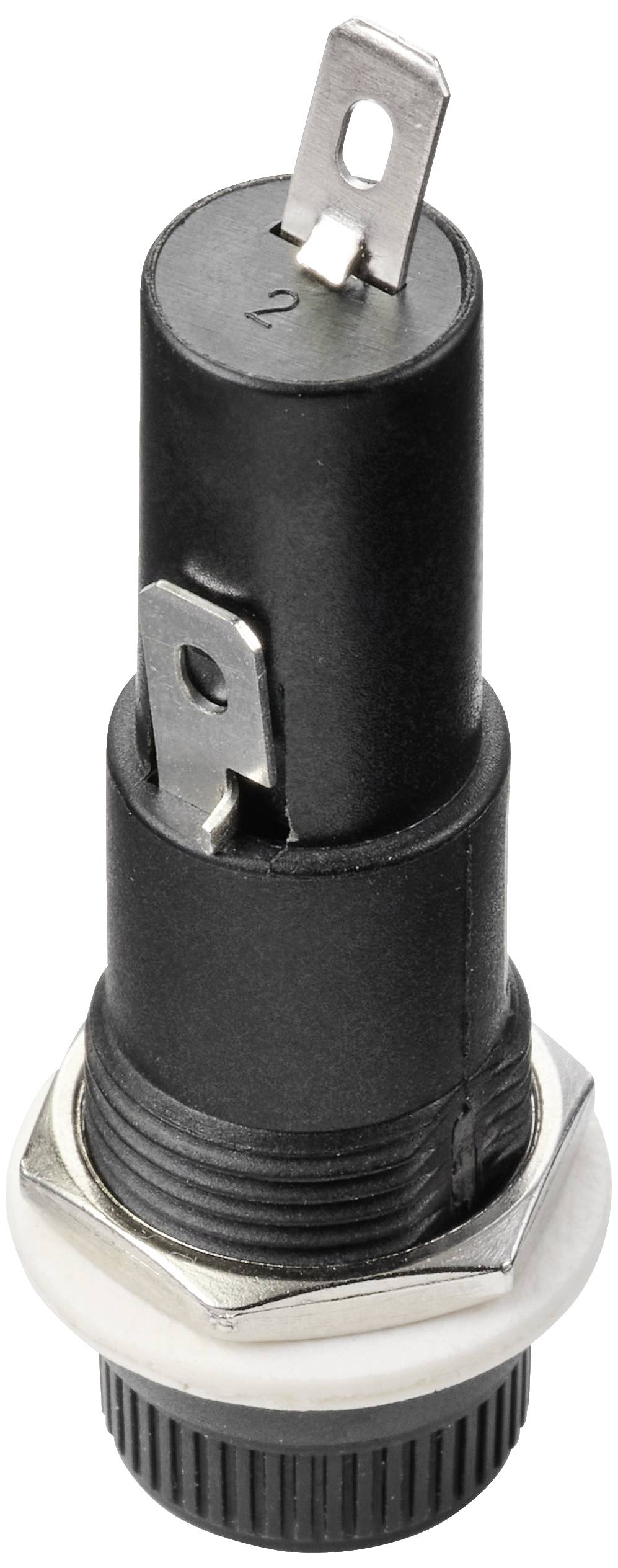 TRU Components 1587908 TC-R3-46B B Sicherungshalter Passend für (Sicherungen) Feinsicherung 5 x 20mm 15A 250 V/AC 1St.