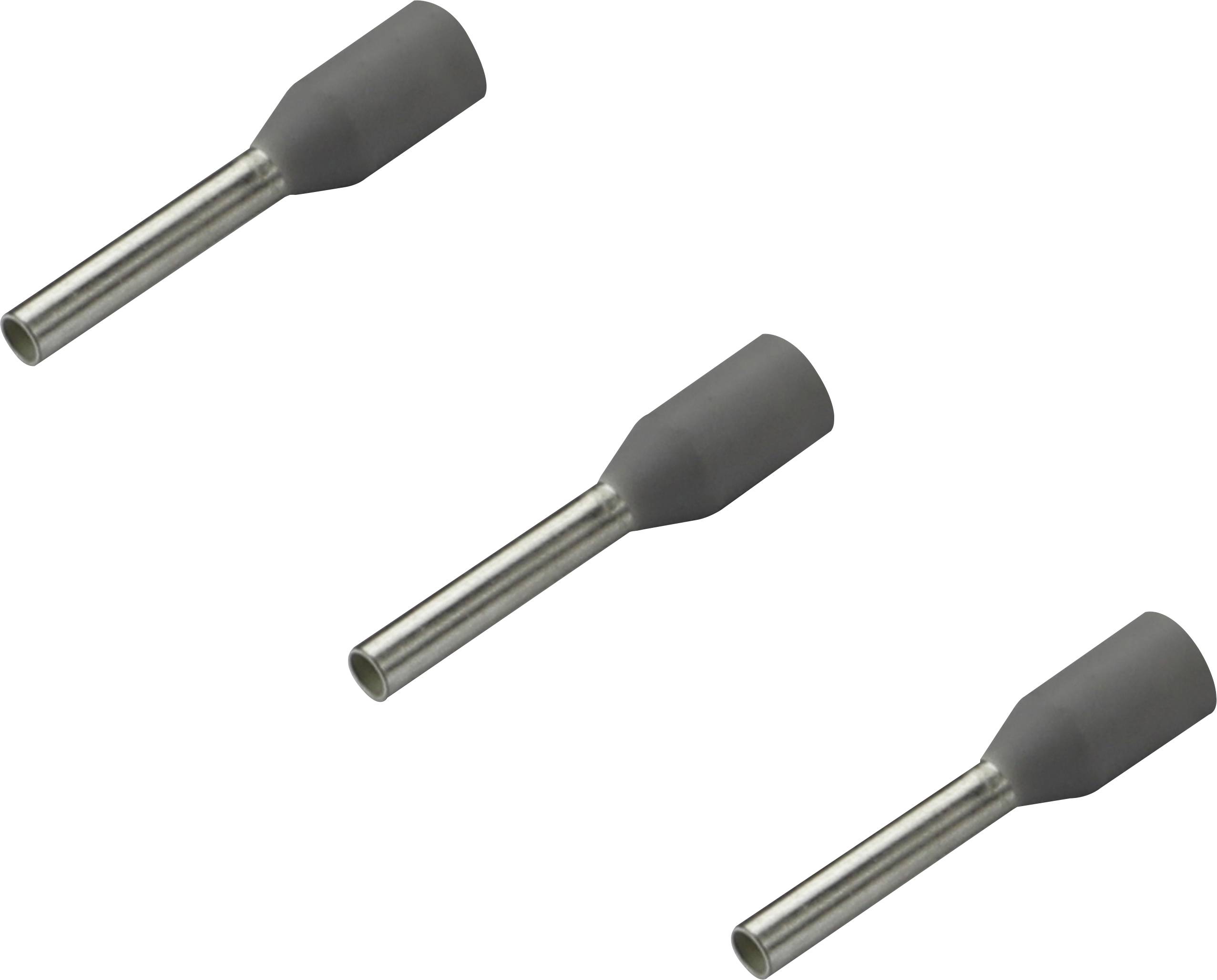 Rittal 4050.731 Aderendhülse 0.75 mm² Teilisoliert Grau 500 St.