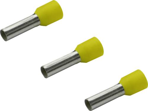 Rittal 4050.736 Aderendhülse 6 mm² Teilisoliert Gelb 100 St.