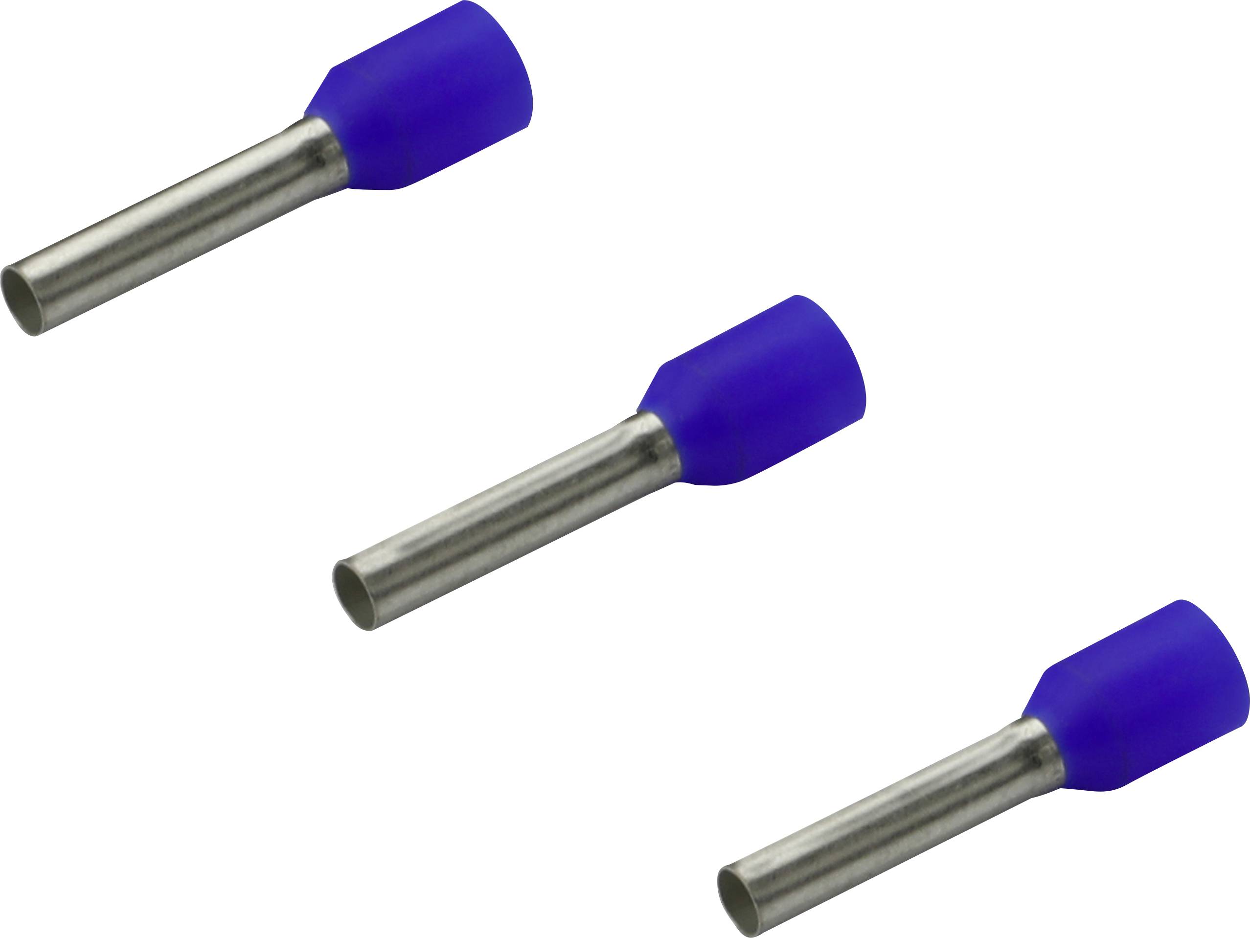 Rittal 4050.741 Aderendhülse 2.5mm² Teilisoliert Blau 1000St.