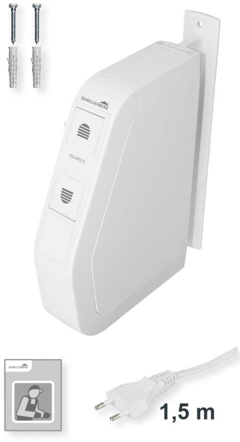 Schellenberg 10553 RD 75 STANDARD Elektrischer Gurtwickler 14 mm, 15mm Aufputz