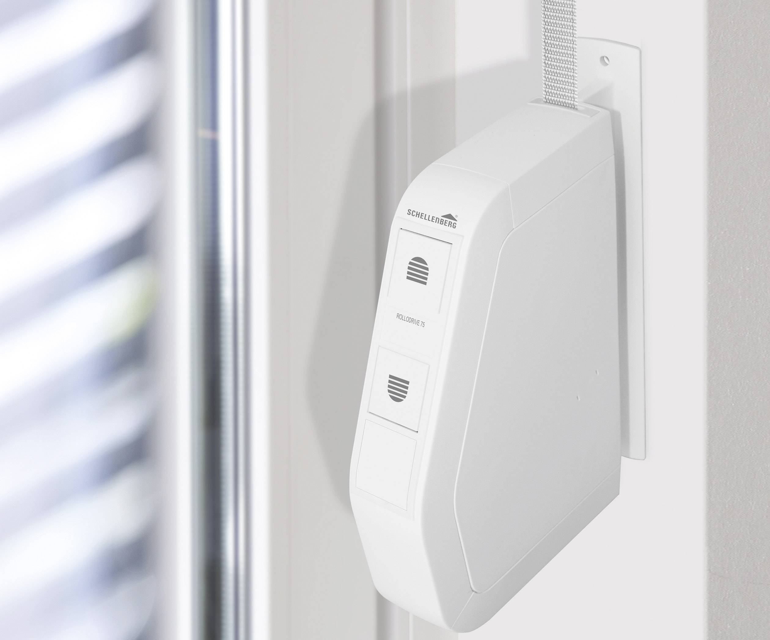 Schellenberg 10553 RD 75 STANDARD Elektrischer Gurtwickler 14 mm, 15mm Aufputz