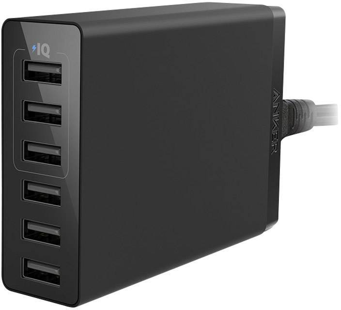Anker PowerPort 6 Lite A2061311 USB-Ladestation Steckdose Ausgangsstrom (max.) 2400mA 6 x