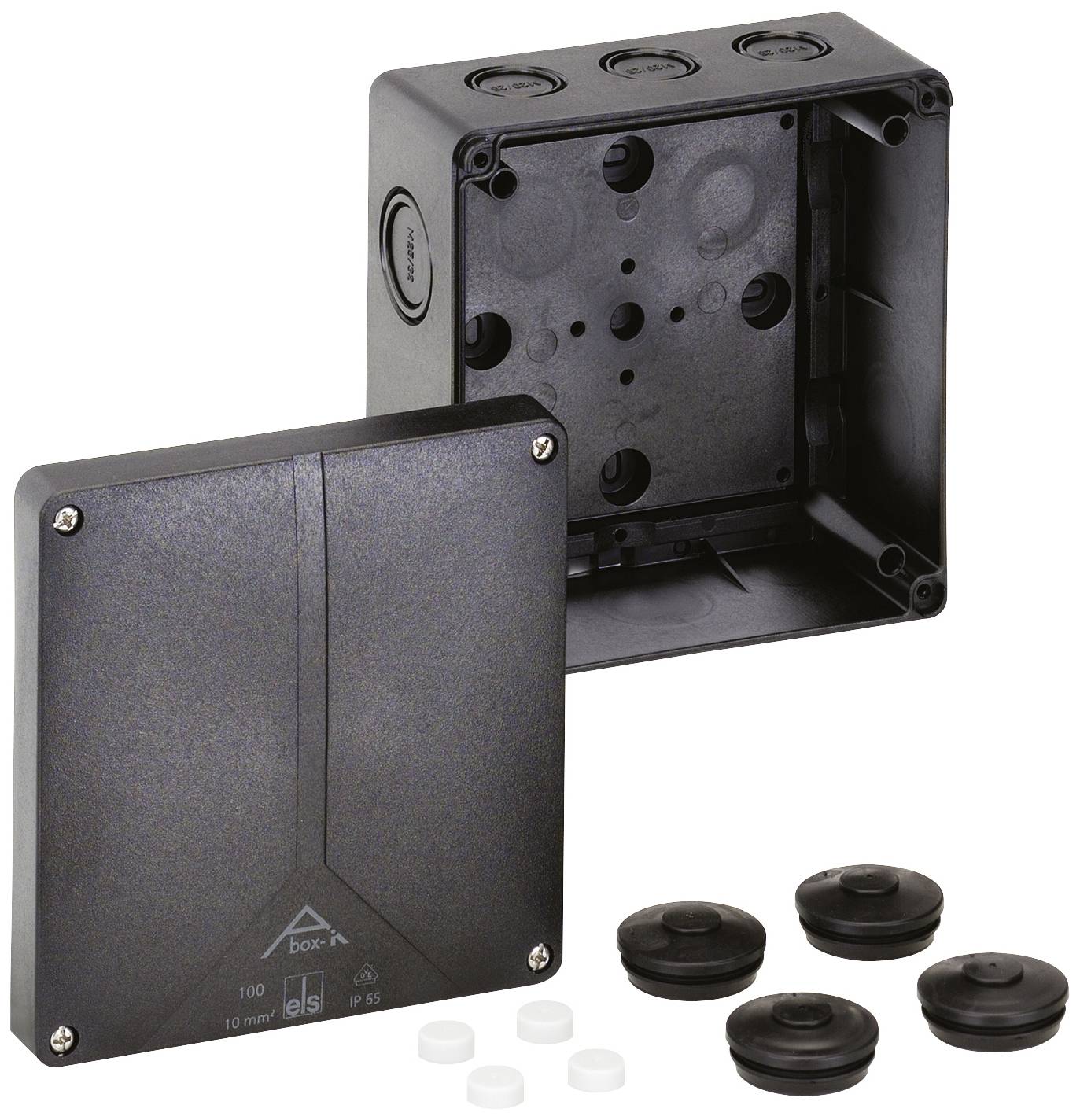 Spelsberg 49191001 Verbindungsdose (L x B x H) 140 x 140 x 79 mm Schwarz IP65 1 St.