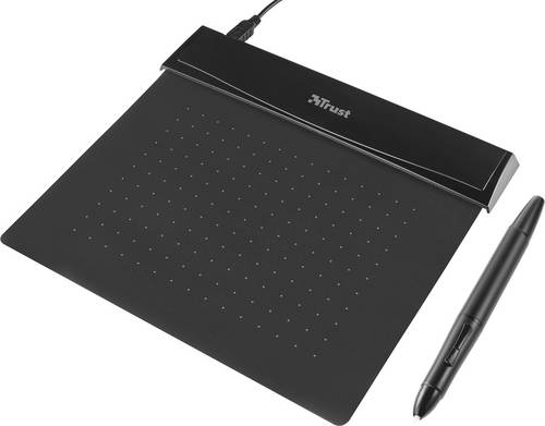 Trust Flex Design Tablet USB Grafiktablett Schwarz