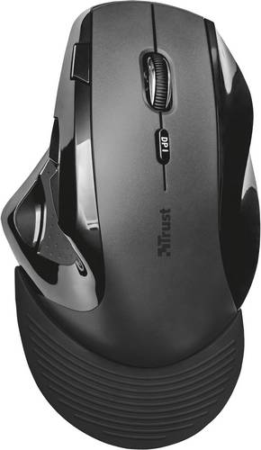 Trust Vergo Funk Maus Optisch Ergonomisch Schwarz
