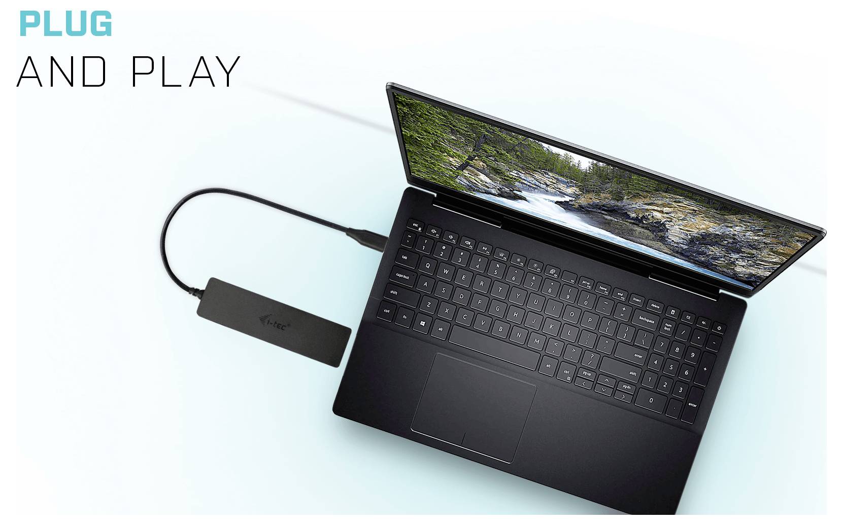 i-tec U3HUB404 USB-Hub 4 Port USB-A USB 3.0 5 GBit/s Schwarz USB 3.0 Slim Passive HUB 4 Port