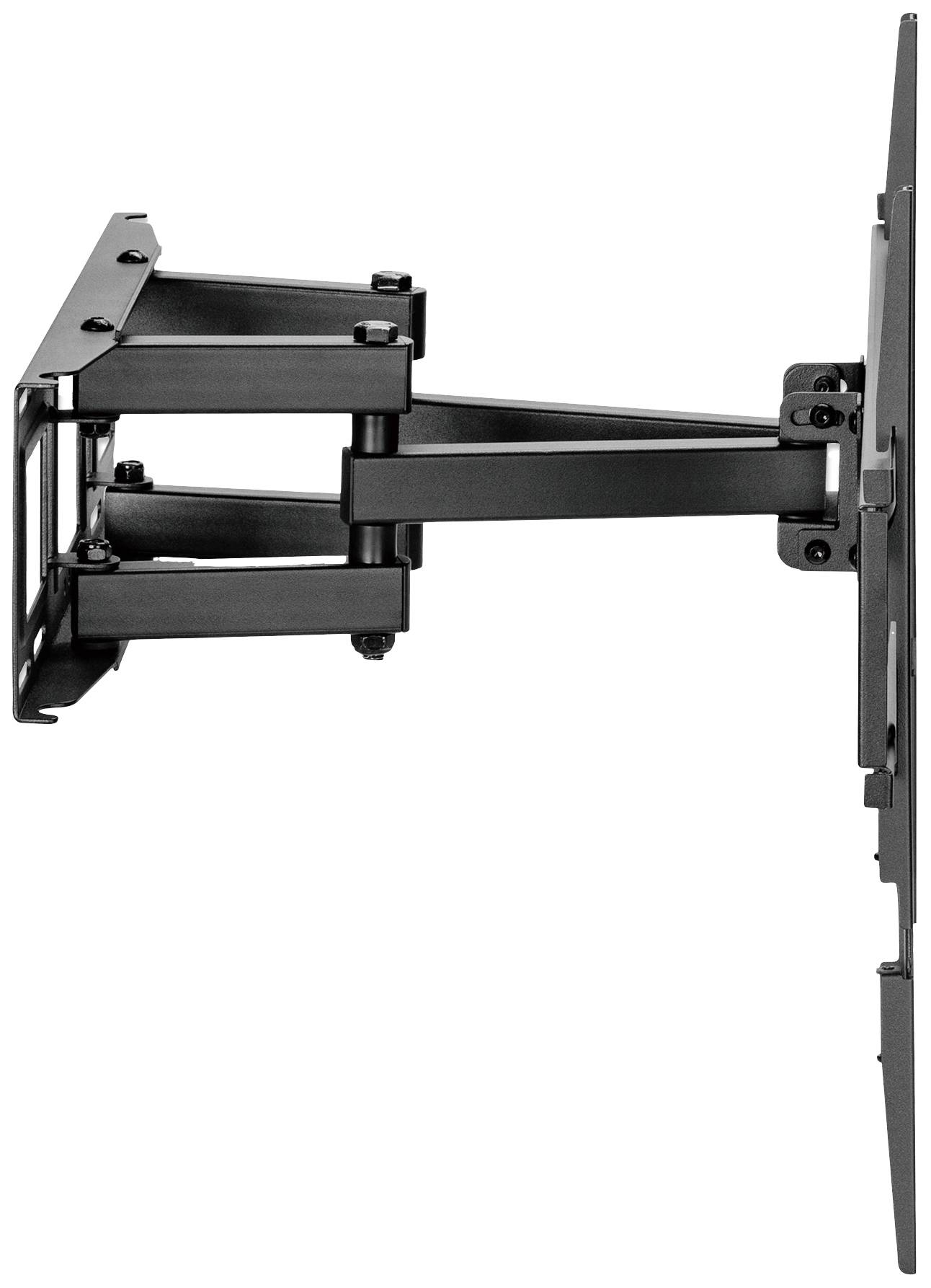 Manhattan 461351 Universal + Curved TV-Wandhalterung Geeignet für Curved-TV's, Neigbar, Schwenkbar 94,0 cm (37") - 203,2 cm (80") Neigbar+Schwenkbar