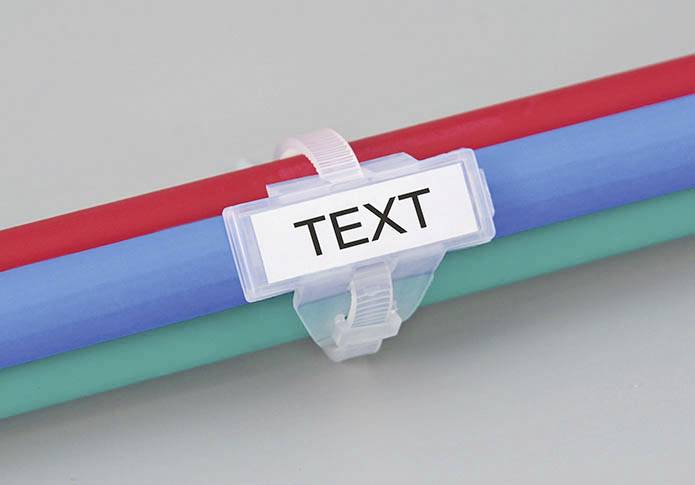 TRU Components 1593122 TC-PMT150203 Zeichenträger mit Kabelbinder Montage-Art: Kabelbinder Beschriftungsfläche: 30 x 9.20mm Natur