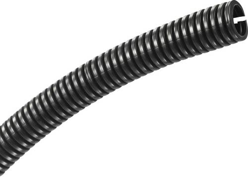 TRU Components 1593171 TC-CRR11P203 Wellrohr Schwarz 10.70 mm Meterware